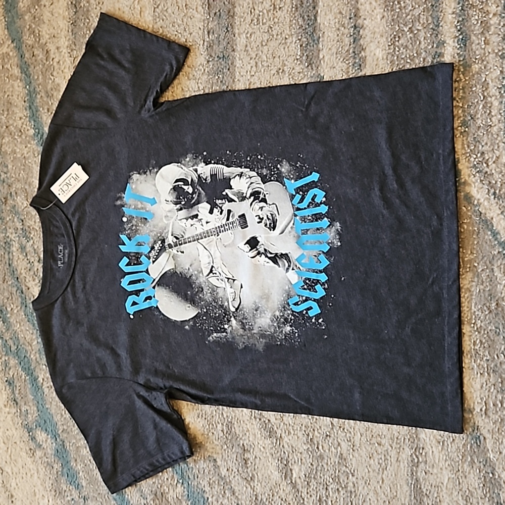 NWT Place Boy's Rock It Scientist Short Sleeve T-Shirt   Sz: XXL